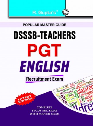 RGupta Ramesh DSSSB: Teachers PGT English Recruitment Exam Guide English Medium